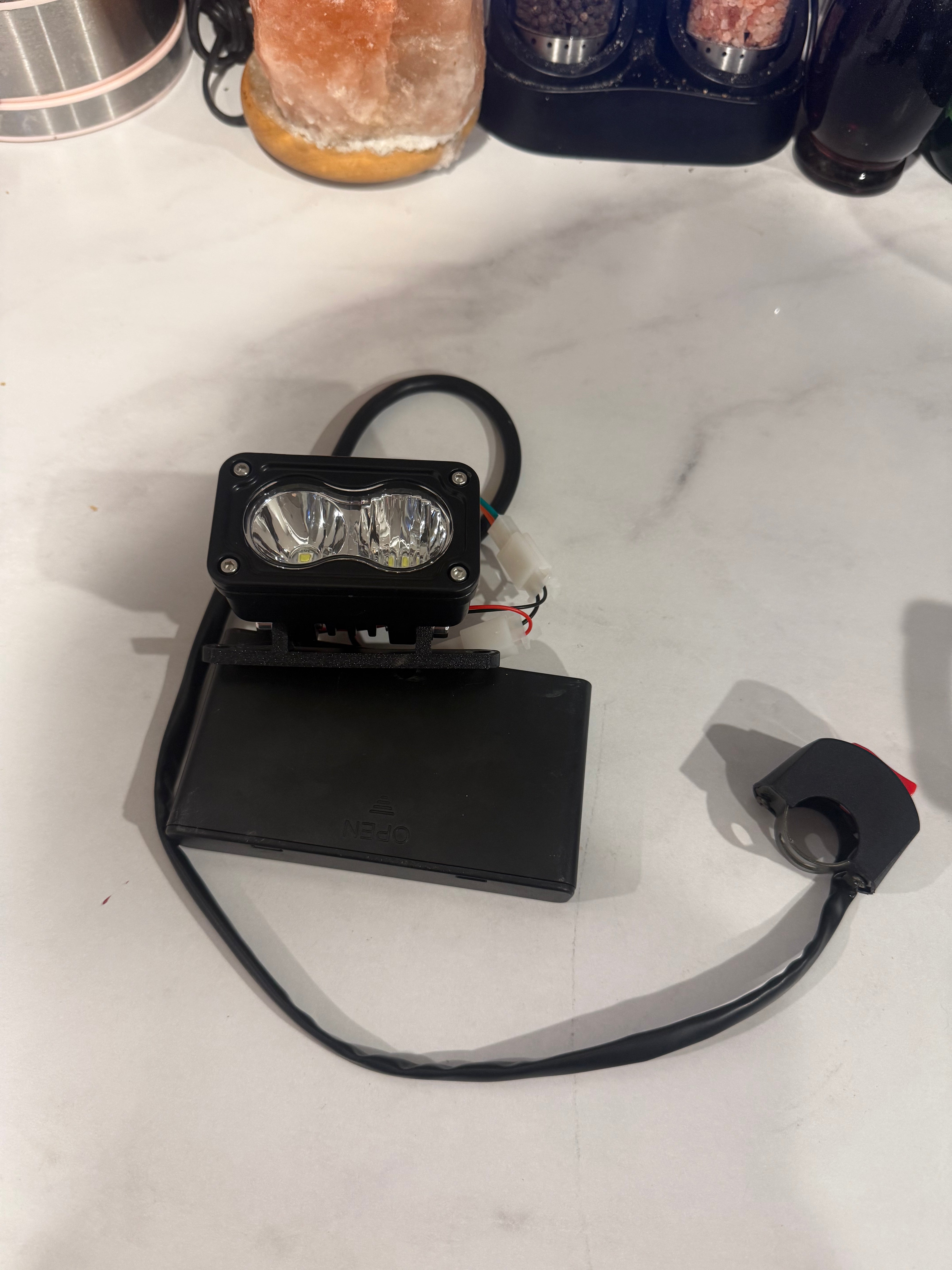 Modded Rtr Light ETM rtr bolt on battery powered wheelie light – rzr.designs