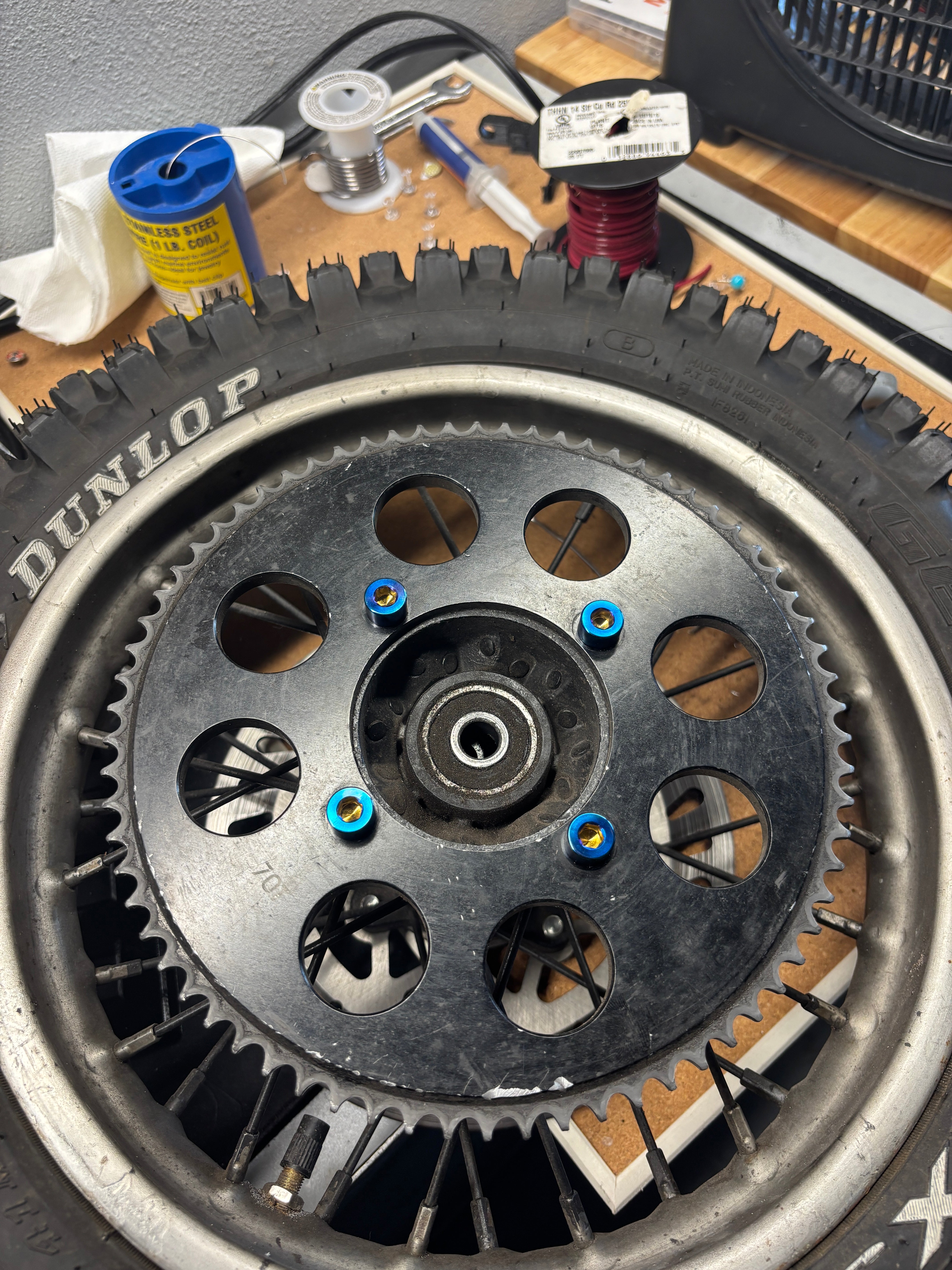 Titanium Sprocket Bolts