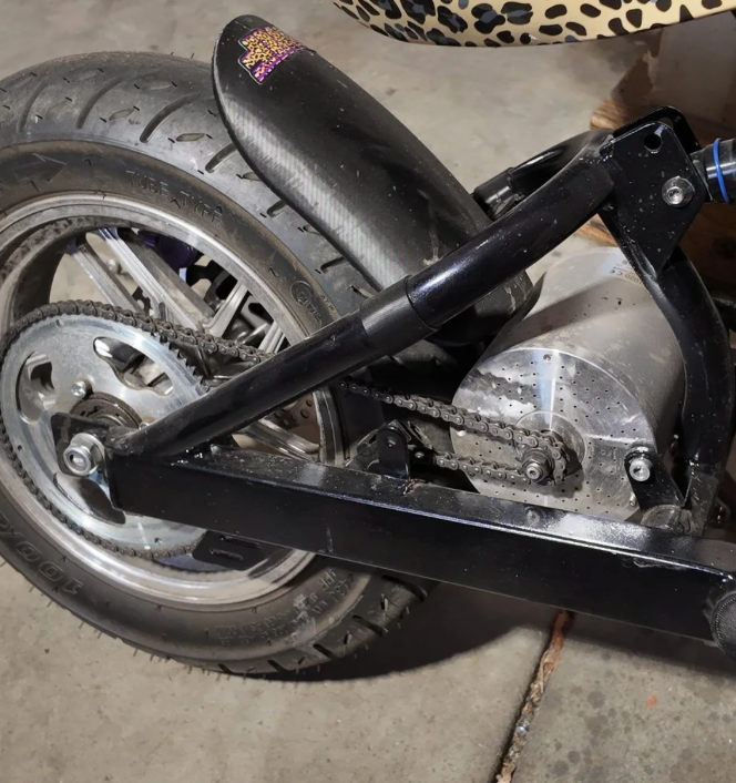 MX650 Rear Mudguard for STOCK SWINGARM